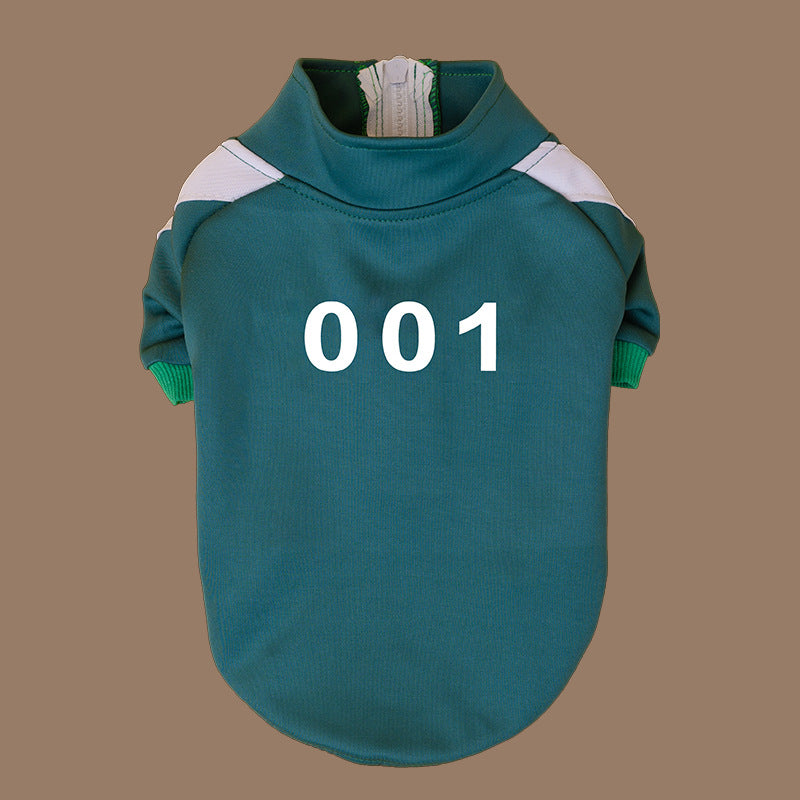Digital Pattern Pet Sweater Coat For Small And Medium Breeds