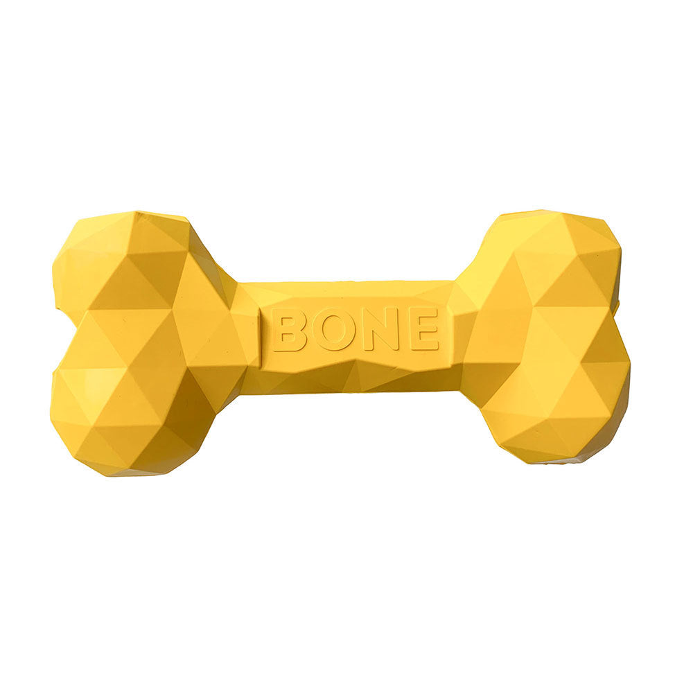 Bite-Resistant Rubber Pet Bone Toy For Teeth Grinding