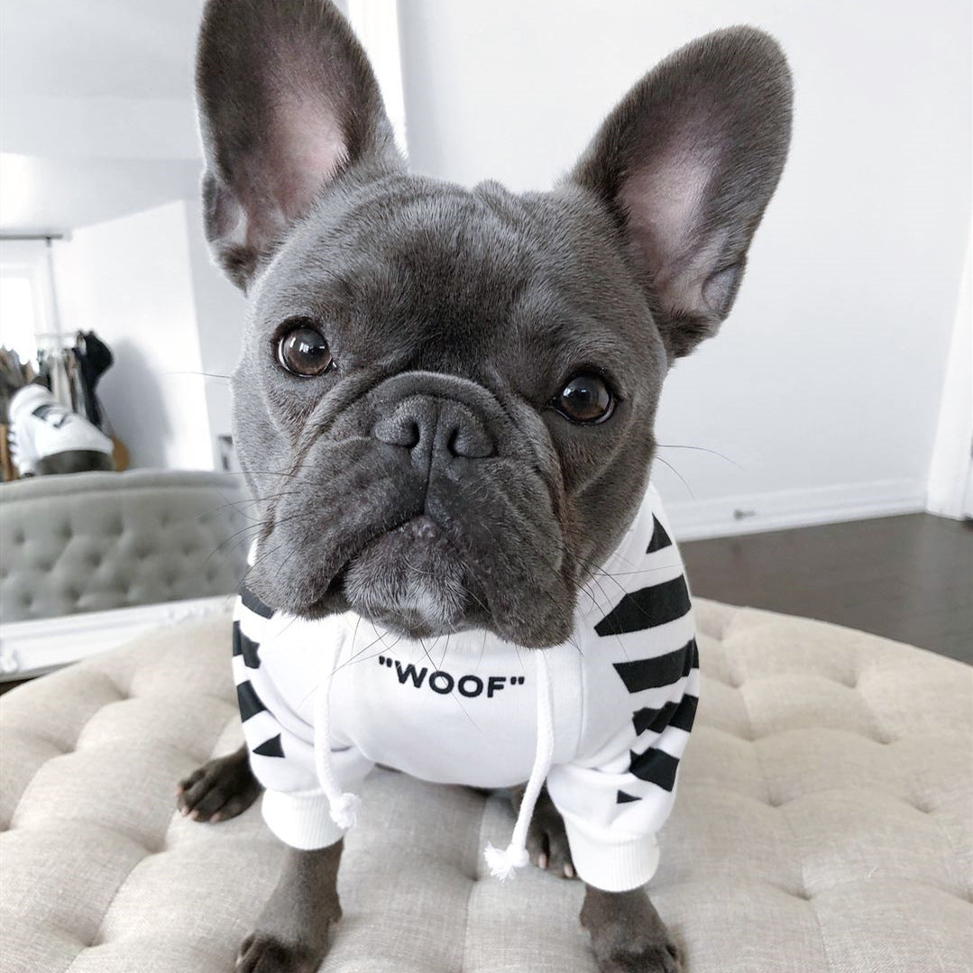 Pet Fashion Three Stripe Sports Sweater For Autumn Winter