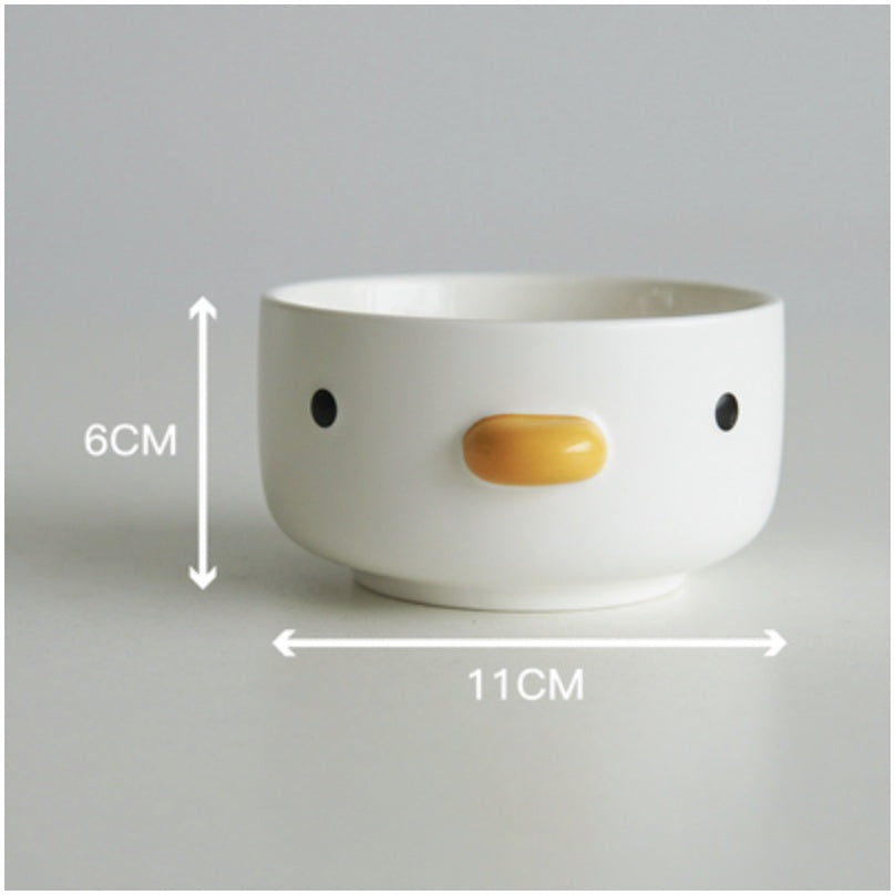 Ceramic Slanted Tall Pet Bowl Comfortable Drinking Design
