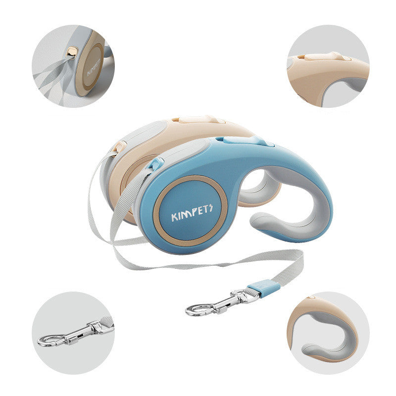 Automatic Retractable Pet Leash Durable Hands-Free Design