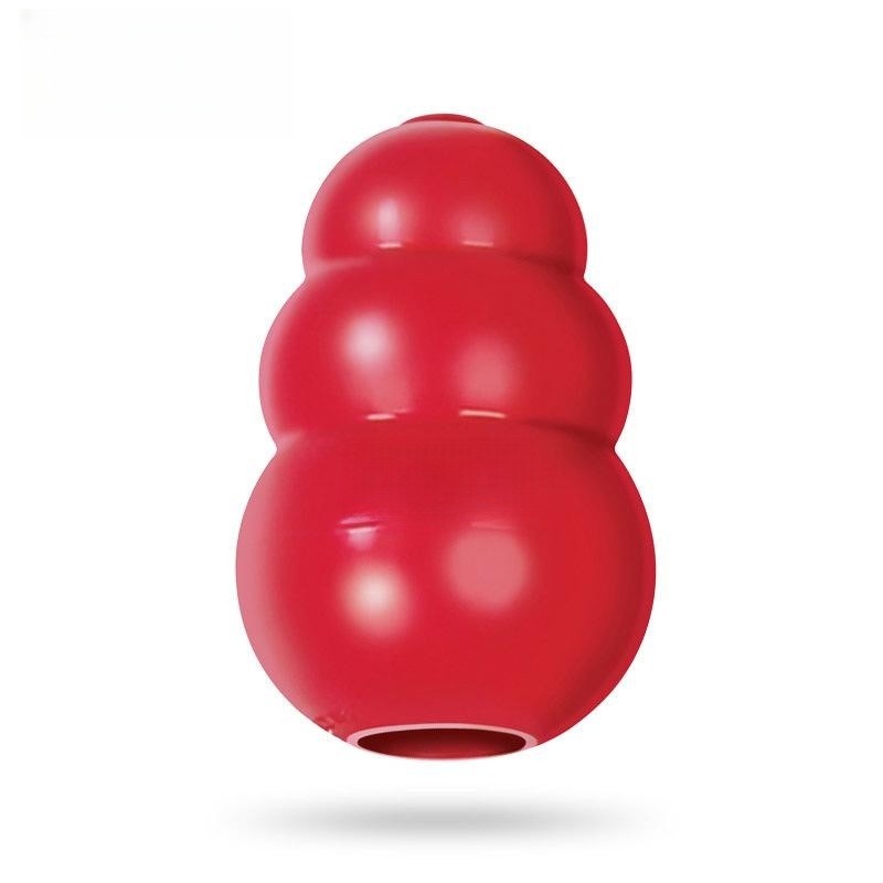 Bite-Resistant Rubber Pet Toy Gourd Shape With Food Dispensing Design