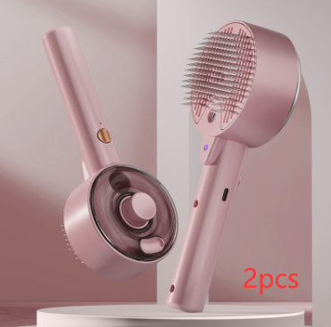 Self-Cleaning Pet Hair Removal Steam Brush For Pets