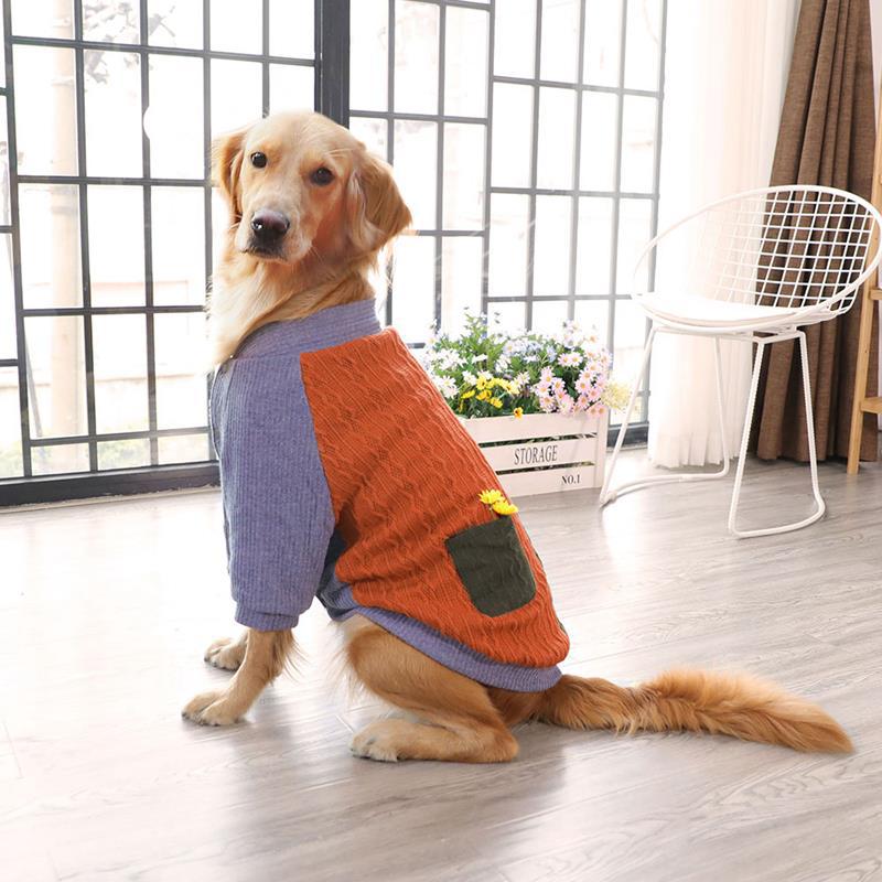Winter Thick Warm Pet Sweater For Large Breeds