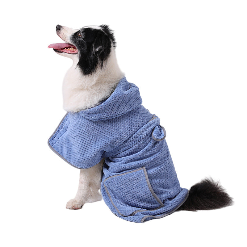 High-Absorbent Quick-Dry Bath Robe Towel Soft Pet Towel