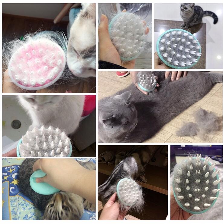Comfortable Pet Massage Bath Brush Grooming Comb For Pets
