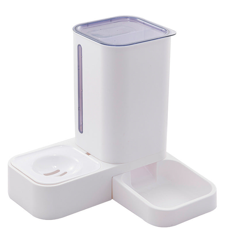 Automatic Double Pet Water And Food Bowl Durable Plastic