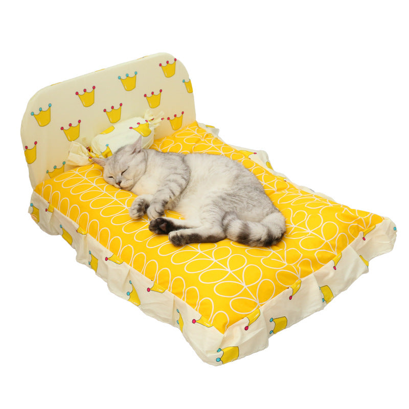 Small Pet Bed Soft Comfortable Teddy Style