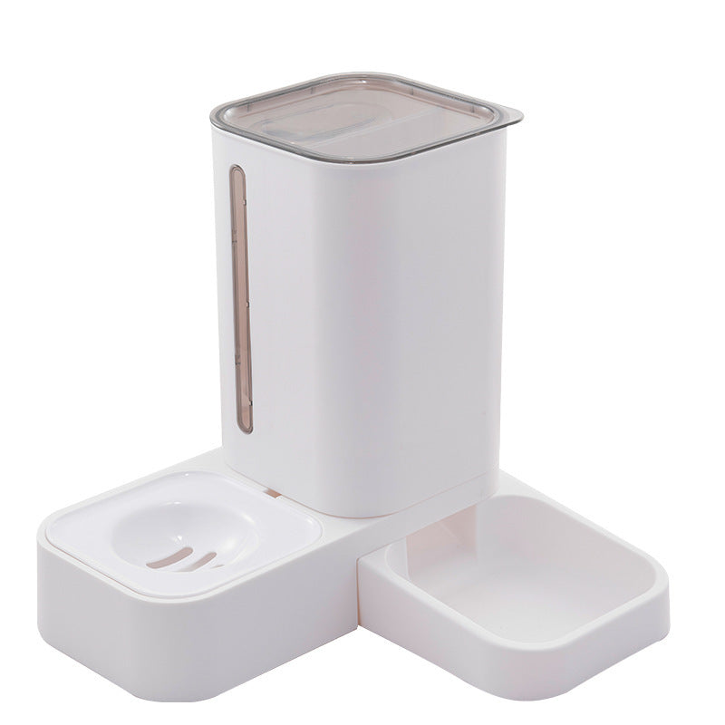 Automatic Double Pet Water And Food Bowl Durable Plastic