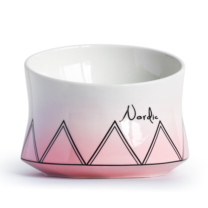 Ceramic Pet Bowl Durable Food And Water Dish
