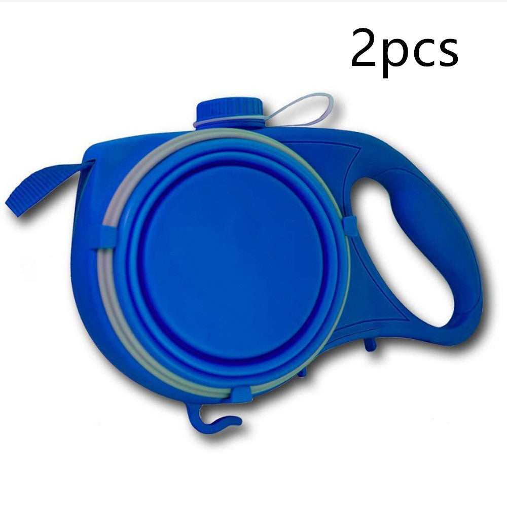 Multifunctional Portable Retractable Pet Leash Durable Design