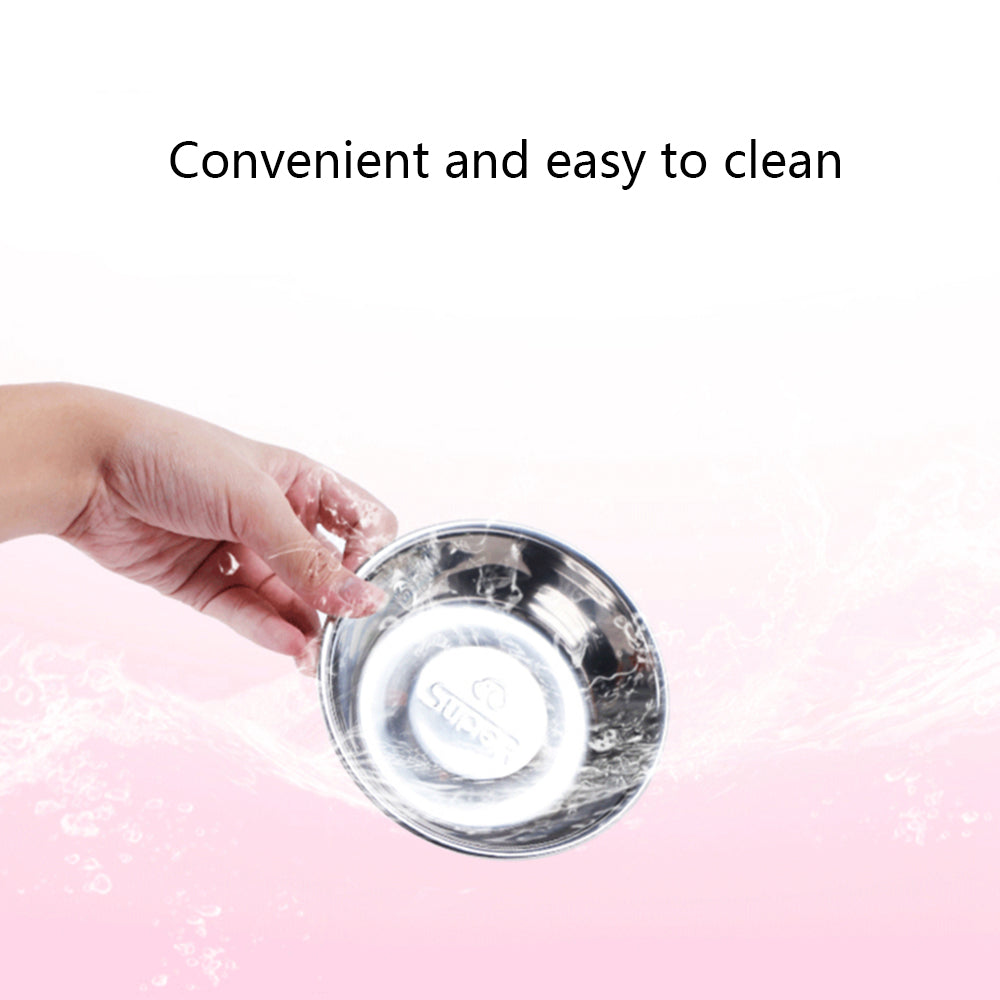 Large Stainless Steel Pet Bowl Durable Food And Water Dish