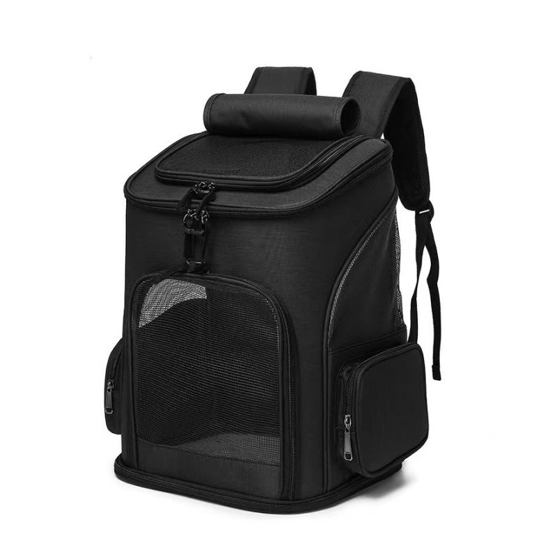 Large Capacity Foldable Pet Backpack Portable Dog And Cat Bag