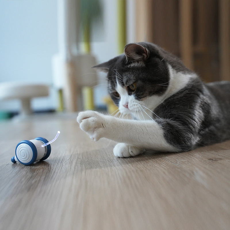 Automatic Intelligent Electric Pet Mouse Toy For Interactive Play