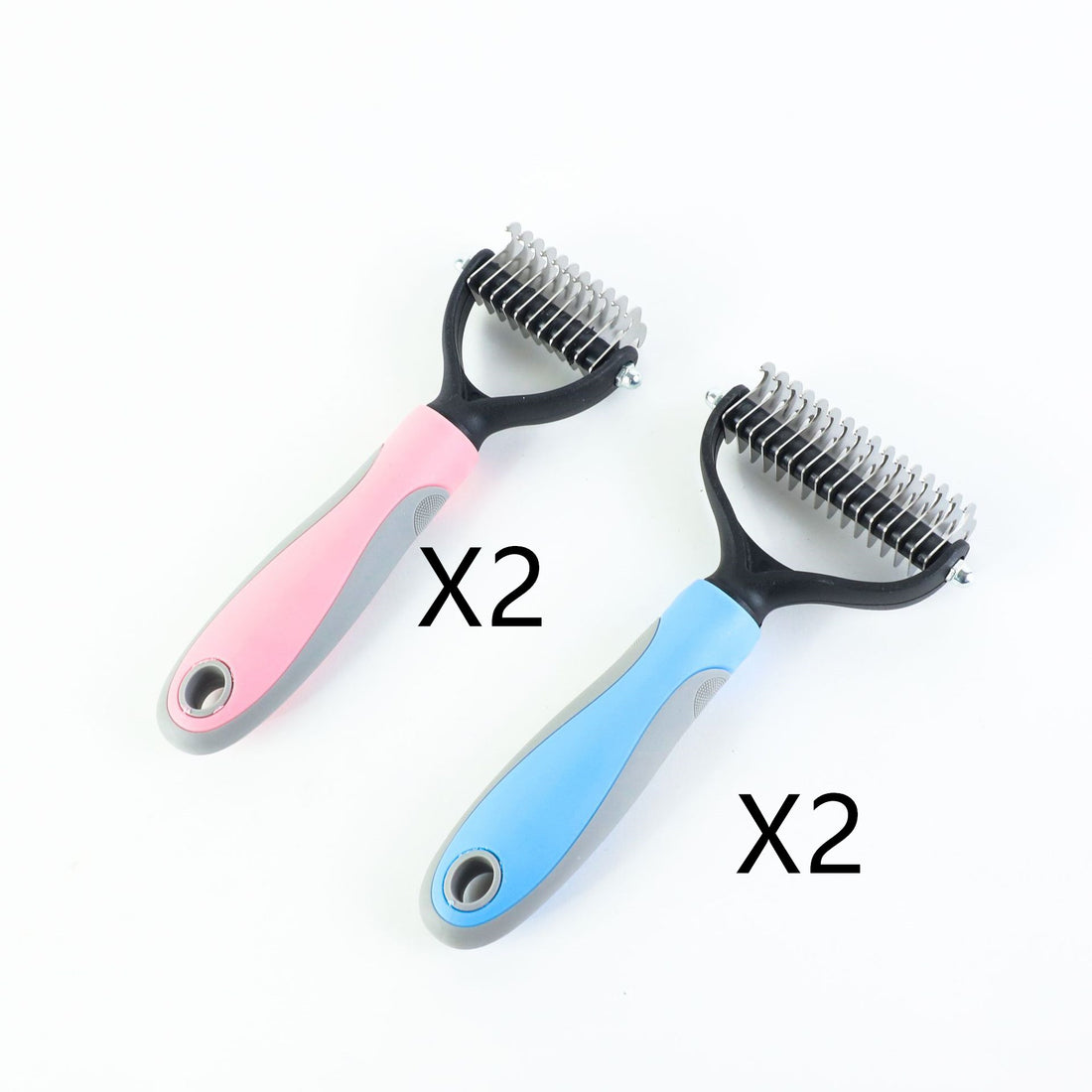 Double-Sided Stainless Steel Pet Grooming Brush Hair Removal Comb