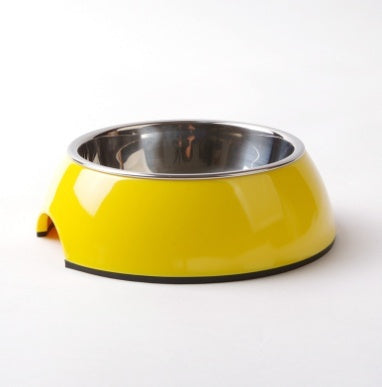 Stainless Steel And Melamine Pet Bowl Durable Tableware