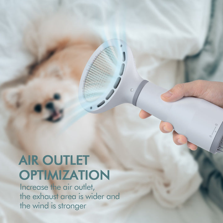 Pet Hair Dryer And Grooming Slicker Brush For Dogs