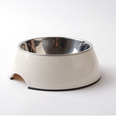 Stainless Steel And Melamine Pet Bowl Durable Tableware