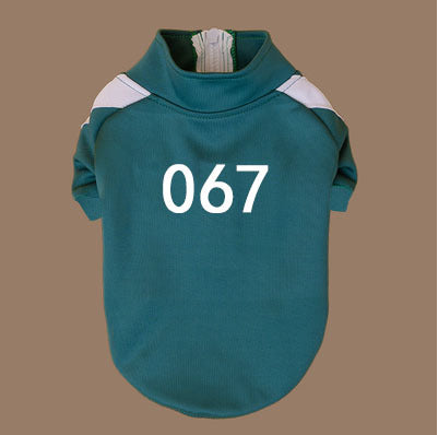 Digital Pattern Pet Sweater Coat For Small And Medium Breeds