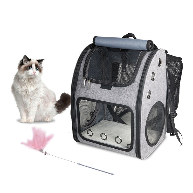 Portable Foldable Breathable Pet Backpack