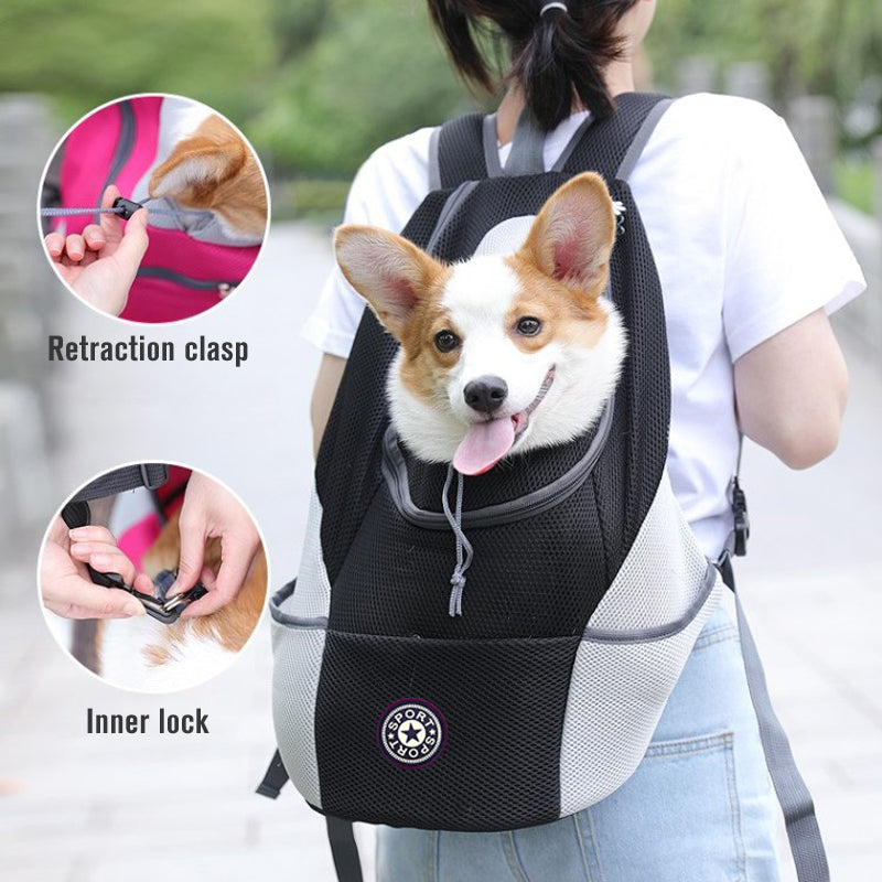 Portable Travel Pet Carrier Backpack For Dogs And Cats