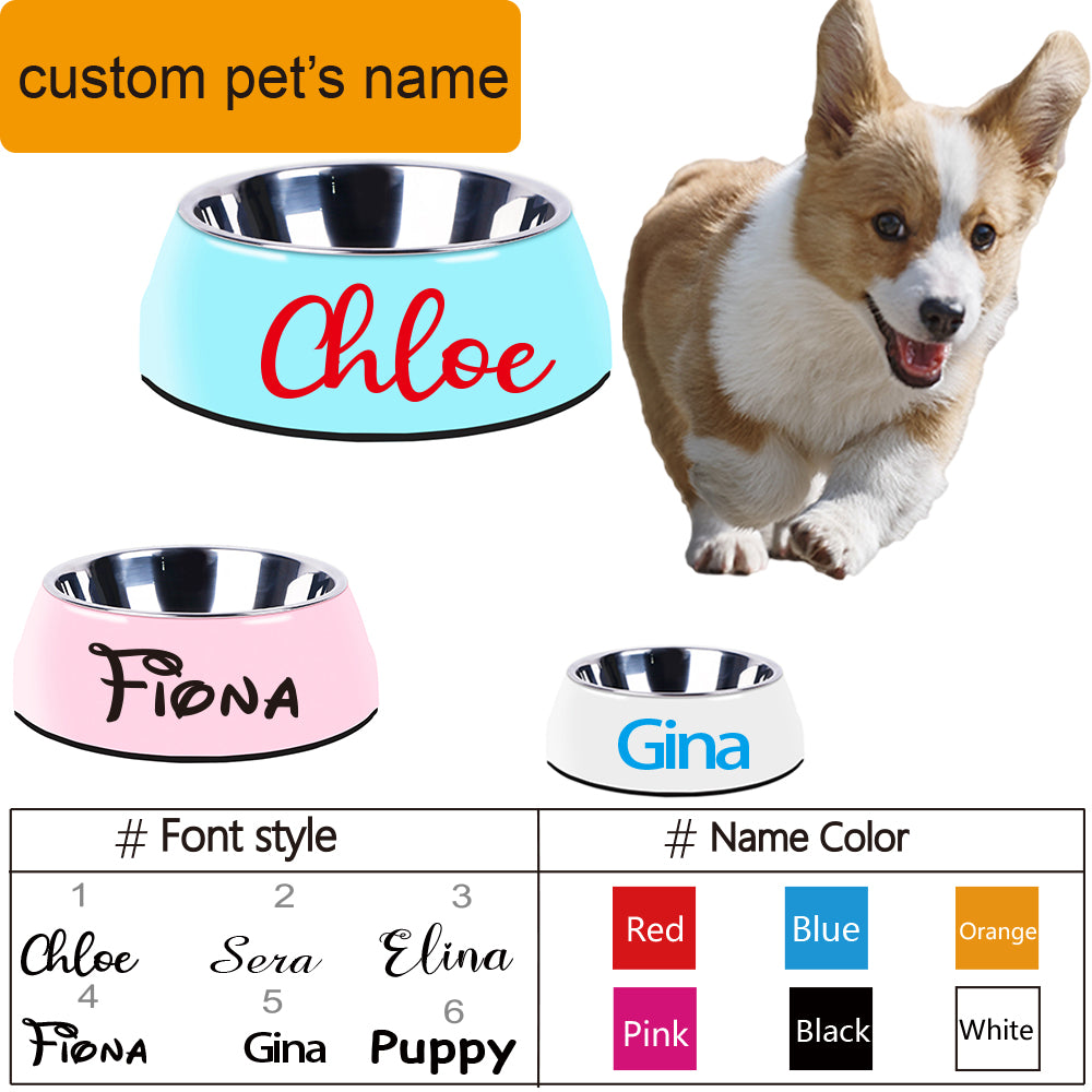 Large Stainless Steel Pet Bowl Durable Food And Water Dish