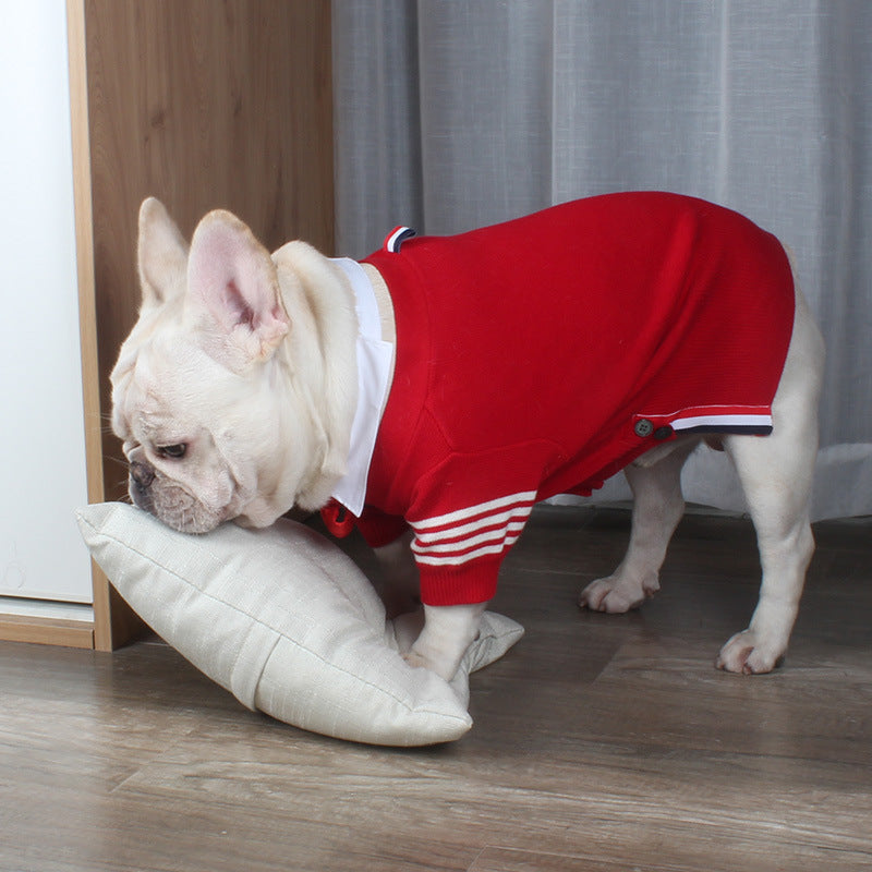 Christmas Autumn Winter Pet Sweater Warm Holiday Outfit For Pets