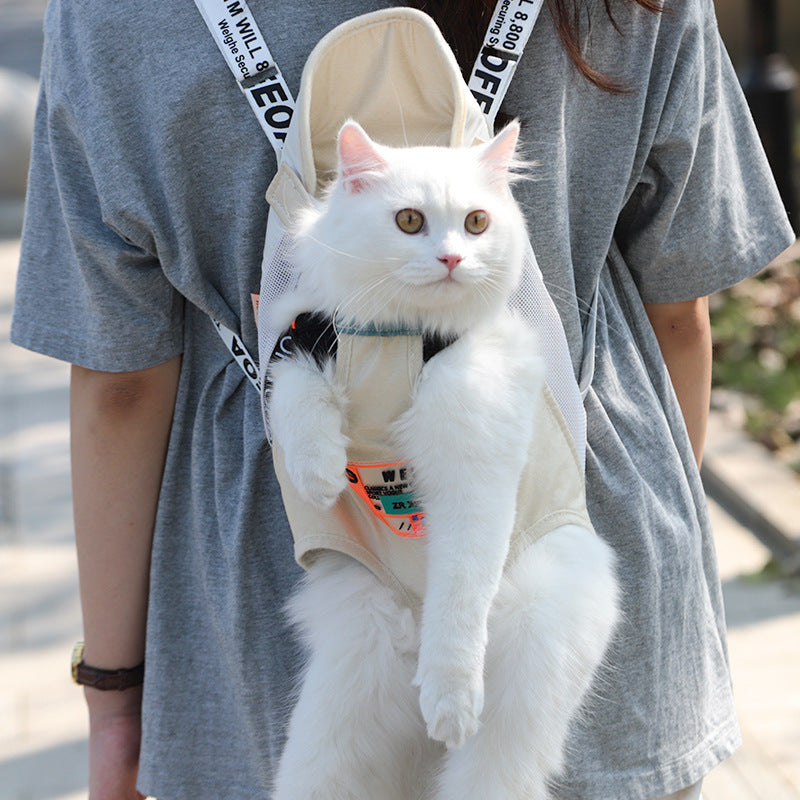 Portable Pet Shoulder Backpack Carrier