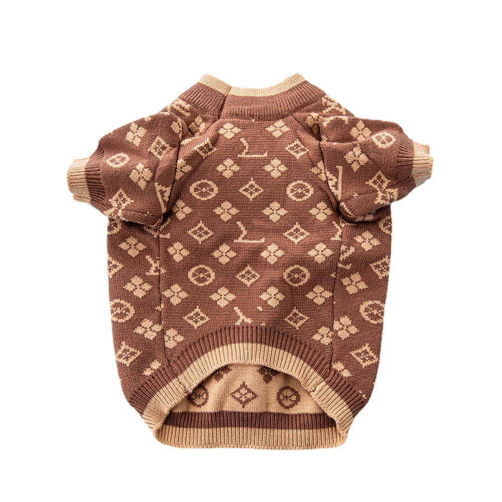 Autumn Winter Thick Warm Pet Sweater For Small Breeds