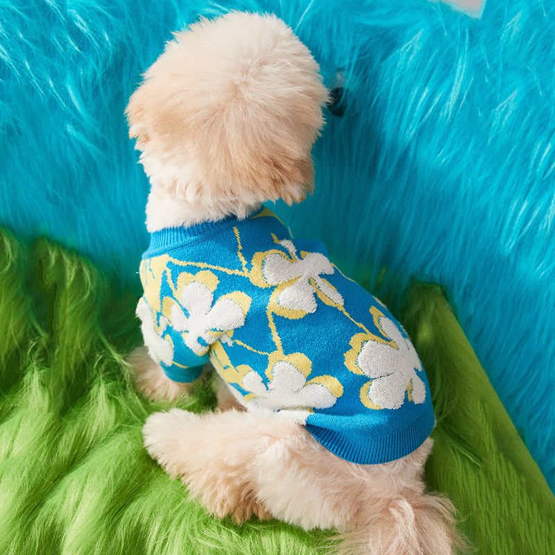 Warm Winter Two-Legged Pet Sweater Soft Comfortable Outfit