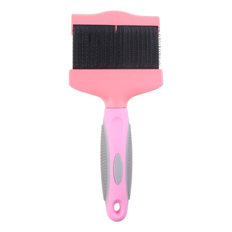 Double-Sided Pet Grooming Brush Fur Shedding Massage Comb