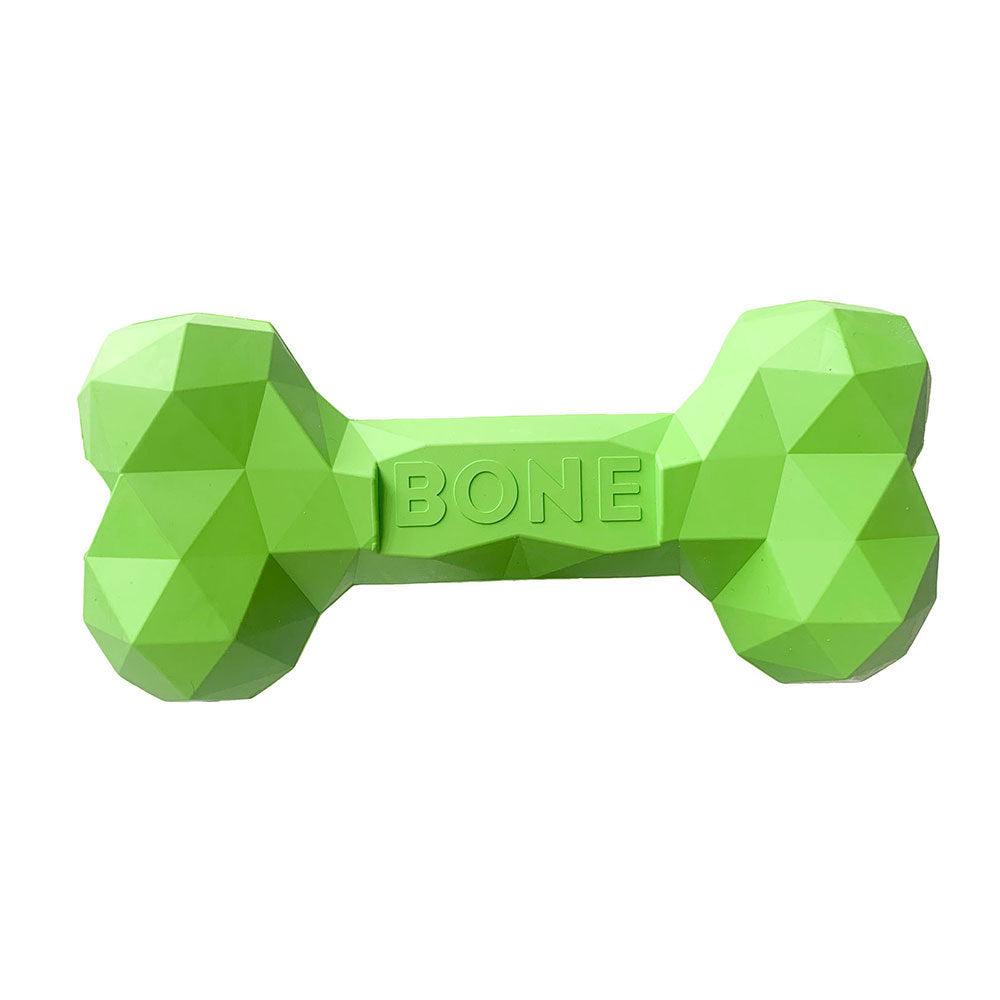 Bite-Resistant Rubber Pet Bone Toy For Teeth Grinding