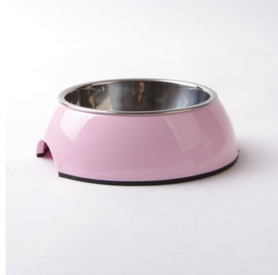 Stainless Steel And Melamine Pet Bowl Durable Tableware