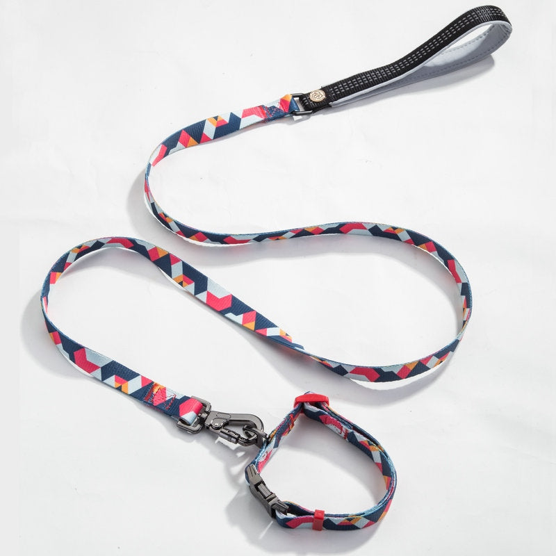 Adjustable Pet Leash And Collar Set