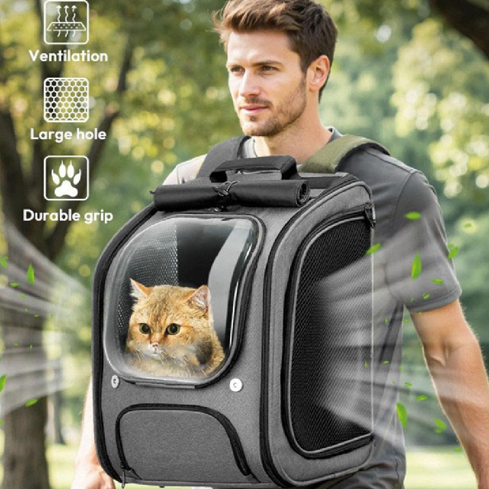 Portable Aviation-Style Pet Fashion Backpack For Pets