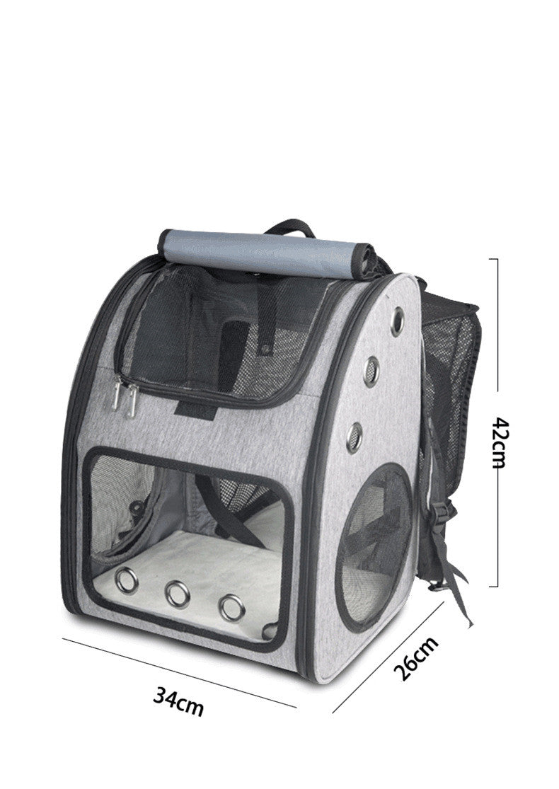 Portable Foldable Breathable Pet Backpack