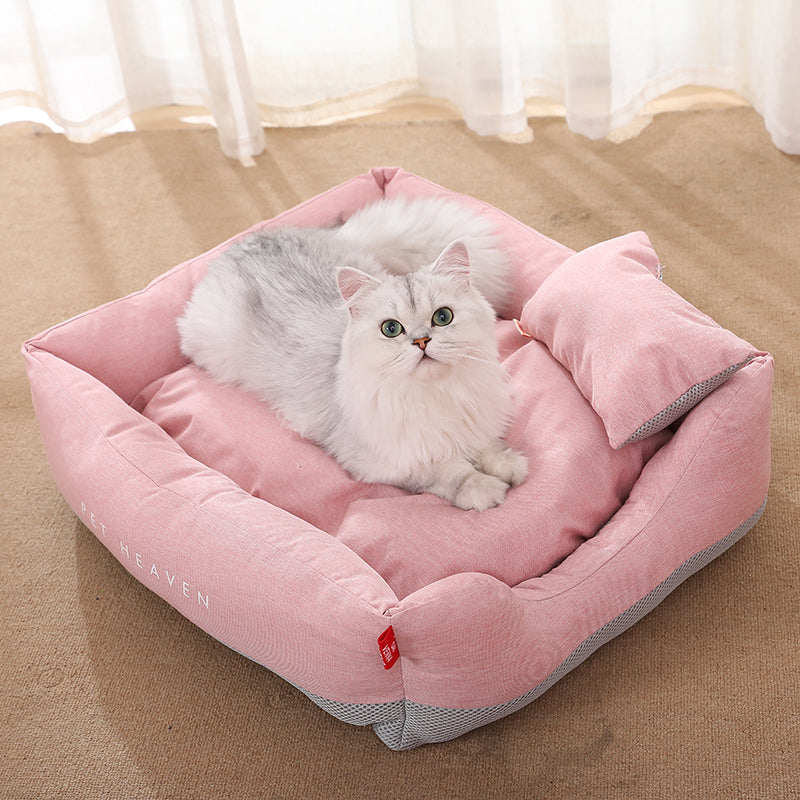 Pet Nest Mat Semi-Enclosed Cozy Bed for Small Pets