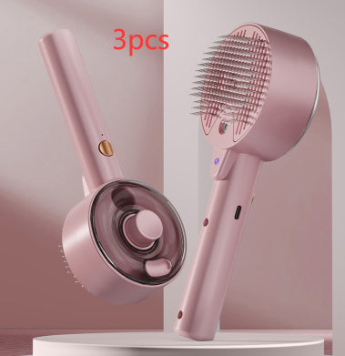 Self-Cleaning Pet Hair Removal Steam Brush For Pets