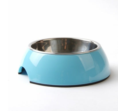 Stainless Steel And Melamine Pet Bowl Durable Tableware