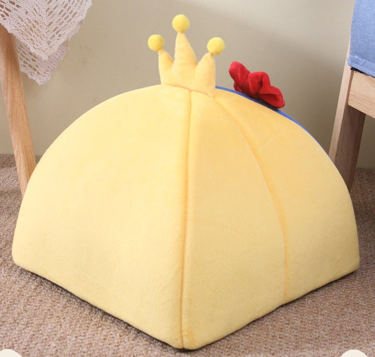 Four Seasons Universal Pet Nest Semi-Enclosed Cozy Bed