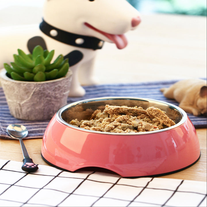 Large Stainless Steel Pet Bowl Durable Food And Water Dish