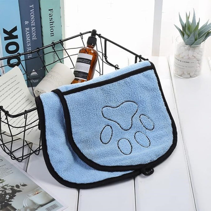 Quick-Drying Absorbent Bath Towel Multi-Size For Pets