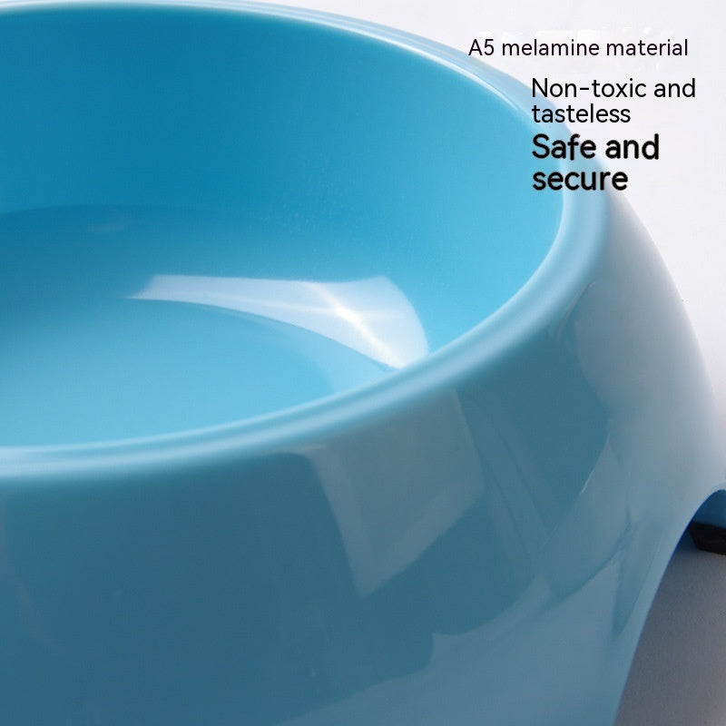 Stainless Steel And Melamine Pet Bowl Durable Tableware