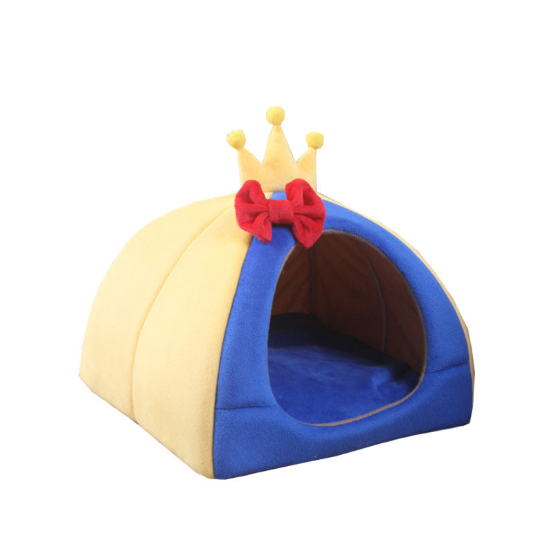 Four Seasons Universal Pet Nest Semi-Enclosed Cozy Bed