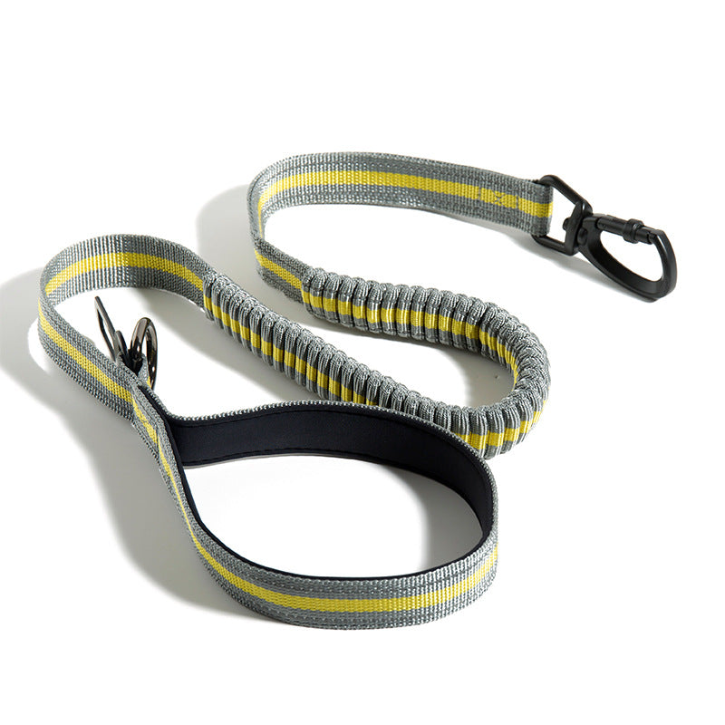 Fluorescent Elastic Retractable Pet Leash Durable Anti-Break Design