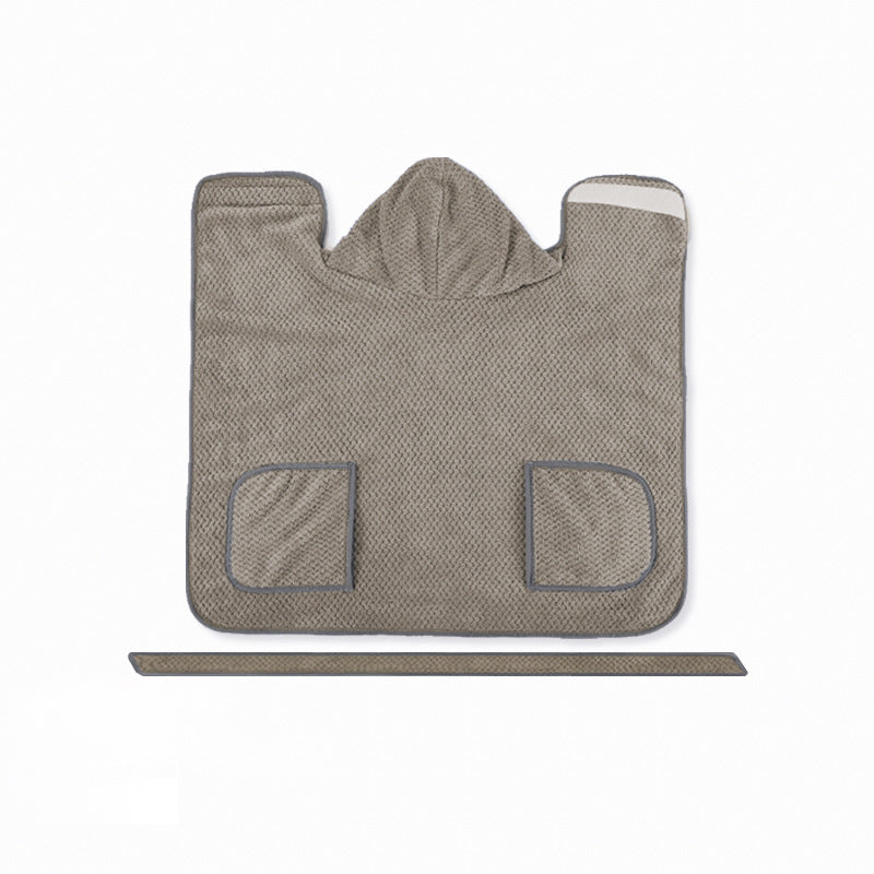High-Absorbent Quick-Dry Bath Robe Towel Soft Pet Towel