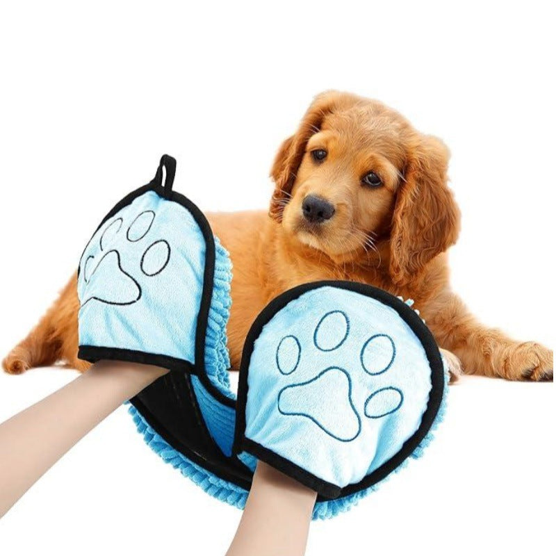 Quick-Drying Absorbent Bath Towel Multi-Size For Pets