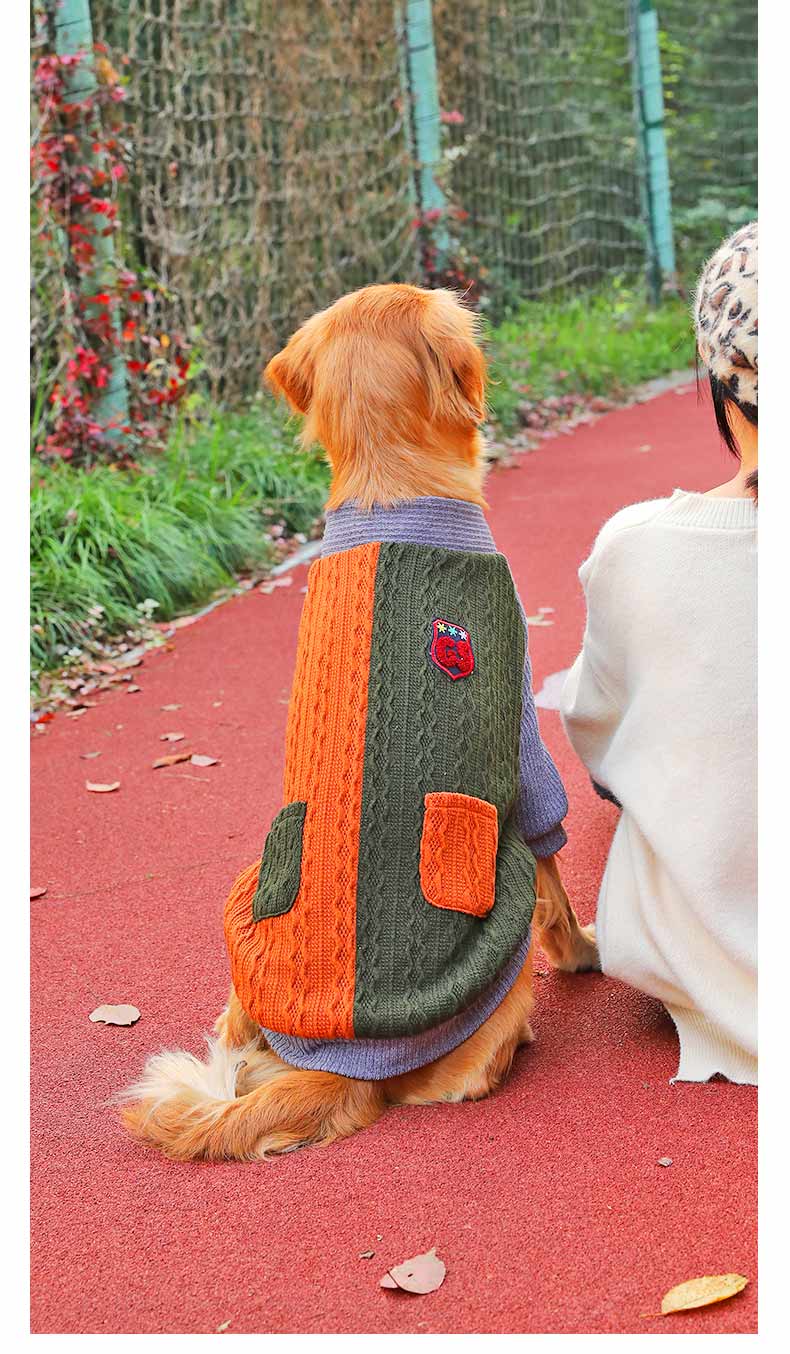 Winter Thick Warm Pet Sweater For Large Breeds