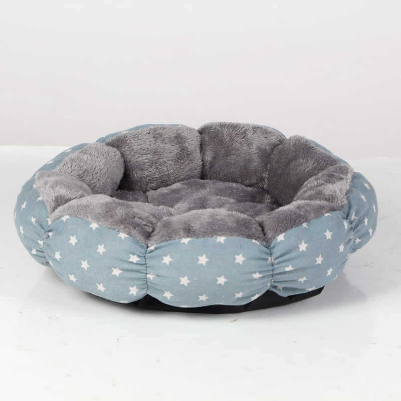 Calming Donut Pet Bed Round Fluffy Nest for Small Pets