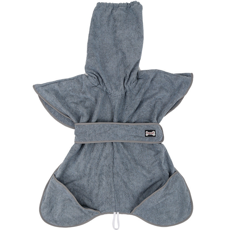 Absorbent Cotton Bathrobe Towel Soft Drying Towel For Pets